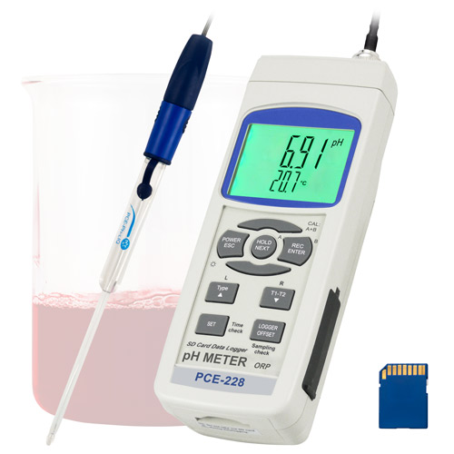 PCE-228LIQ PH Meter for Beer/Blood/Dairy